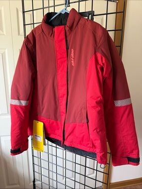 Ski-doo Women's Red Insulated Vasa Ski Jacket